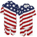 Men'S Fashion 2-Piece Matching Shortsleeve Collared Neck Tropical Set - Casual Stylish Flag Pattern Shirt & Bottoms, Loose Fit, plus Size Hawaiian Patriotic Streetwear for 4Th of July