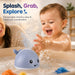 Baby Bath Toys, Light Up Pool Water Bathtub Toy for Toddlers Babies