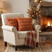 Caramel Fall Pumpkin Throw Pillow Covers 18x18 Inch