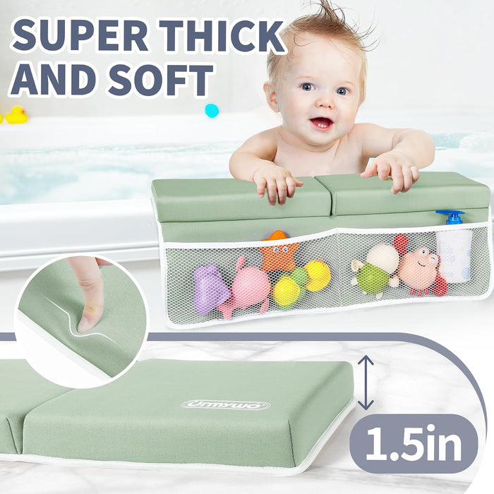 Bath Kneeler and Elbow Rest Pad Set, 1.5-Inch Thick Memory Foam Pads