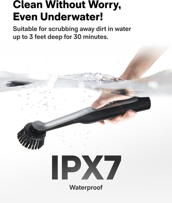 Wand™ Cordless Spin Scrubber, Electric Grout Brush, 12 Brush Heads