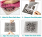 2025 New Disposable Shower Drain Hair Catcher, Shower Drain Cover Mesh Stickers Floor Drain Sewer Hair Filter Screen Blocking Strainer for Bathroom Laundry Bathtub Kitchen (10PCS)