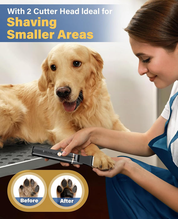 Dog Clippers Grooming Kit for Thick Coats & Heavy Duty