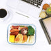 8 Pack,30 oz Glass Food Storage Containers with Lids, Gray