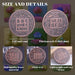 Ultimate Gamer Gift for Men - Double Sided Decision Maker Coin for Boyfriend, Husband & Gamers | Stress-Relieving Gaming