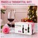 2‑Pack Silicone Wine Stoppers, Rose Shaped Bottle Stoppers