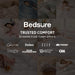 Prewashed Duvet Cover Queen, Cotton-Like Soft Bedding Set, White
