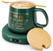 Coffee Mug Warmer & You are Awesome Mug Set, Electric Cup Warmer for Desk