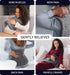 Electric Heating Pad for Back Pain & Cramps Relief, Electric Throw, Self Care Gifts for Women, Heating Pad for Neck & Shoulder, Machine Washable Microplush, Auto Shut Off (12"x24", Tabby Gray)
