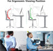 Dual Monitor Stand for Desk, Adjustable Laptop Riser, up to 44 lbs