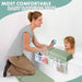 Bath Kneeler and Elbow Rest Pad Set, 1.5-Inch Thick Memory Foam Pads