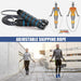 23Pcs Stackable Resistance Bands Set with Handles Up to 150 Lbs