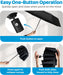 Windproof Compact Umbrellas for Rain - Strong Reinforced Fiberglass Rib Design & Auto Open & Close - Portable Folding Tr