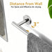 Brushed Nickel Towel Bar, 24 Inch Bathroom Towel Rack Modern Bathroom Decor