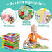 6 Pack Soft Baby Book, Bath Toy, Soft Cloth Book, Crinkle Book