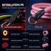 Resistance Bands with Handles, 150 lb Exercise Bands Set
