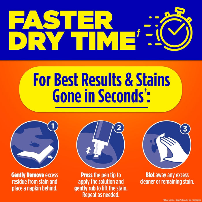 Pen Stain Remover for Clothes, To Go Pen, Instant Stain Remover Pen & Spot Cleaner, Portable & Travel-Friendly, Works on