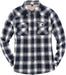 Womens Sherpa Lined Flannel Jacket with Hand Pockets