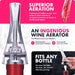 Wine Aerator Pourer Spout – Updated 2026 Professional Wine Aerator for Superior Flavor, Enhanced Bouquet & Rich, Smooth 