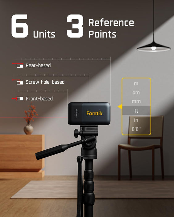 A10 Pro 2-in-1 Digital Laser Tape Measure for Distance/Area/Volume