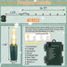 Christmas Lights Battery Operated, 50LED 16ft (1 Pack, Warm White)