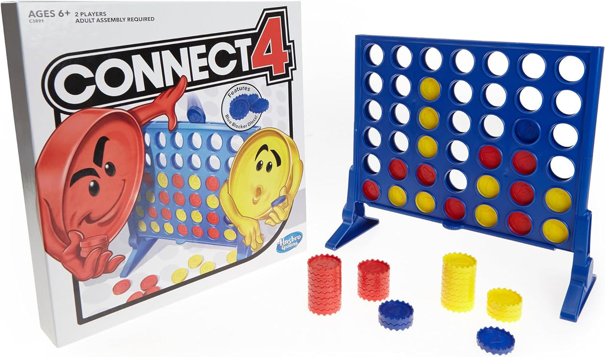 Connect 4 Strategy Board Game for Ages 6 and Up (Amazon Exclusive)