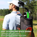 Golf Alignment Sticks 48" Collapsible Alignment Rods Golf Training Aid for Aiming, Putting, Swing Trainer, Golf Training Stick 2 Pack with Clear Tube Case