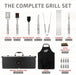 Grilling Accessories, Gifts for Men Christmas Grilling Gifts for Dad, Heavy Duty Stainless Steel BBQ Grill Tools Set for