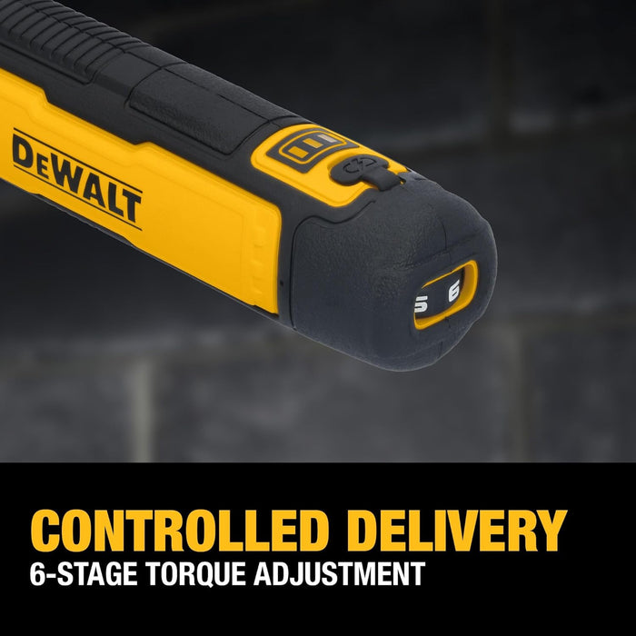 DEWALT Cordless Screwdriver, 4V USB Rechargeable Electric Screwdriver with 12 pcs Screwdriver Bit Set, LED Light, FLEXDR