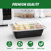 50 Pack (100-Piece) 24 oz Meal Prep Containers Reusable with Lids