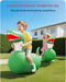 Inflatable Dinosaur Bouncy Hopper Toy, 2 Pack with Hand Pump