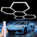 Hexagon 5000K LED Garage Lights: 25 Pack Updated 1.31-inch Wider Size,26300LM Super Bright Hex Lighting Ceiling LED Shop