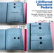 Document Organizer,File Organizer for Paper,Important Documents for Office and School,in Case I Go Missing Binder(Blue,2In Thick)