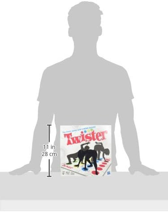 Hasbro Twister Party Classic Board Game for 2 or More Players,Indoor and Outdoor Game for Kids 6 and Up,Packaging May Va