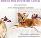Tough Dog Toys for Aggressive Chewers 3 Pack, Indestructible Dog Toys for Large Dogs, Dog Chew Toys, Aggressive Chew Toys to Keep Them Busy, Dog Toy for 30-75lbs Medium/Large Breeds