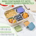 6 Oz Snack Containers with Lids for Kids - 6 Pack Lunch Box Accessories