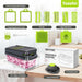 Vegetable Chopper, 12-in-1 Food Veggie Chopper Cutter with Container