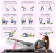 Resistance Loop Exercise Bands, Resistance Bands Exercise Bands for Home Fitness, Stretching, Strength Training, Physica