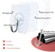 Adhesive Wall Hooks Clear 50lb(Max) Heavy Duty Hanging Sticky-10 Pack