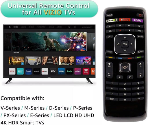 New Vizio Universal Remote Control for All VIZIO Brand TV, Smart TV - 1 Year Warranty