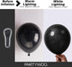 Black Balloons 140pcs Different Sizes of 18 12 10 5 Inch
