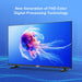 32 Inch HD TV, 2K LED Small Flat Screen Non-Smart Television, Works with Apple TV, Fire Stick, Roku, Google, TiVo, Xumo, and Streaming Devices