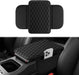 Car Center Console Cover, Upgraded Leather Car Armrest Cushion with 2 Storage Pockets, Universal Waterproof Cushion Pad,