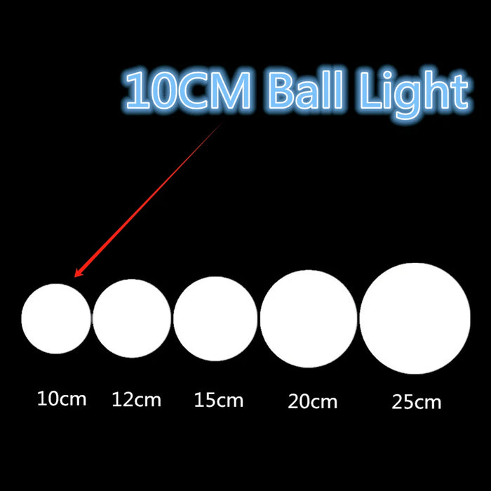 Rechargeable LED Glowing Ball Light for Kid Adult, Outdoor Globe Night Light with Remote, Great for Yard Garden Decor