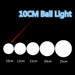 Rechargeable LED Glowing Ball Light for Kid Adult, Outdoor Globe Night Light with Remote, Great for Yard Garden Decor