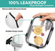 30 PC Glass Food Storage Containers with Lids - Reusable Glass Meal Prep Containers for Lunch and Leftovers - Airtight & Leakproof Snap Locking Lids - Oven, Freezer, Microwave, Dishwasher Safe