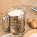 Flour Sifter, Hand Crank Sifter for Baking with Fine Mesh Rotary