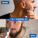 Groomsman Rechargeable Beard Trimmer Kit & Bonus Battery Nose Trimmer