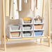5 Pack Stackable Closet Storage Basket - Stackable Storage Bins