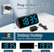 Digital Alarm Clocks for Bedrooms, Loud Alarm Clock with Dual Alarms, Bold Digits, 5 Dimmers, 4 Volumes, Snooze, Bedside Clock for Deep Sleepers Kids Teens Seniors, Plug in Clock, Easy to Set